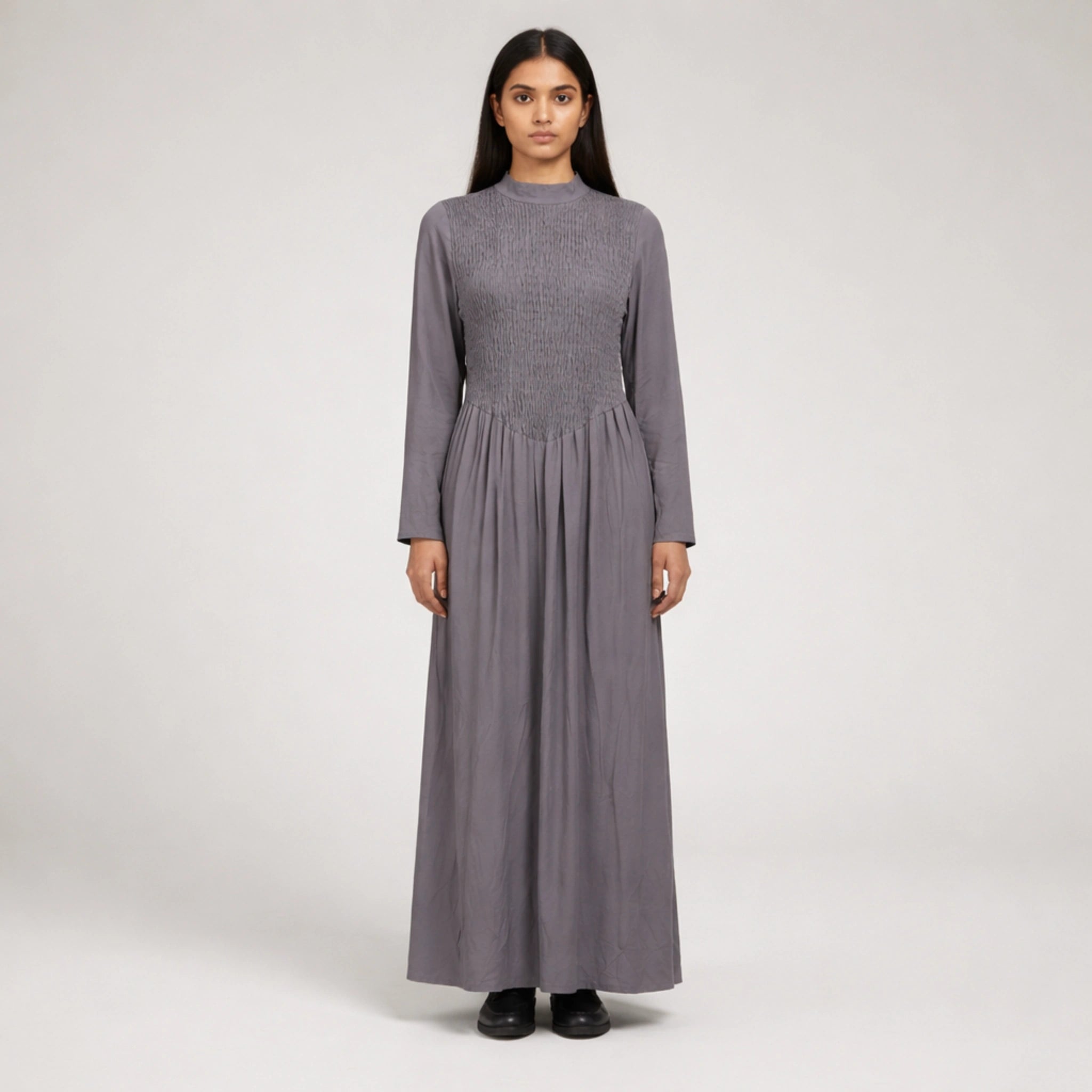 Elasticated Maxi Dress | Comfortable & Flattering Everyday Wear
