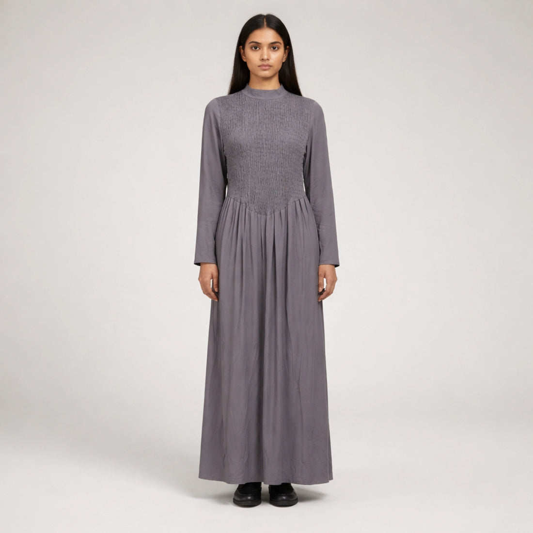 Elasticated Maxi Dress | Comfortable & Flattering Everyday Wear
